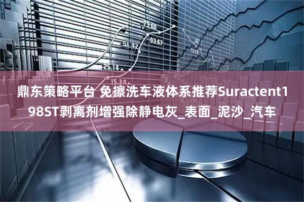 鼎东策略平台 免擦洗车液体系推荐Suractent198ST剥离剂增强除静电灰_表面_泥沙_汽车