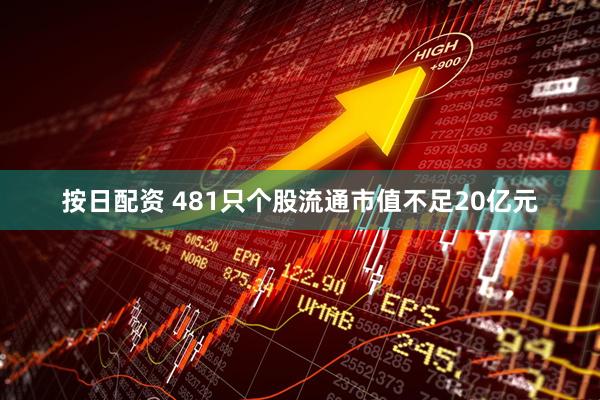 按日配资 481只个股流通市值不足20亿元